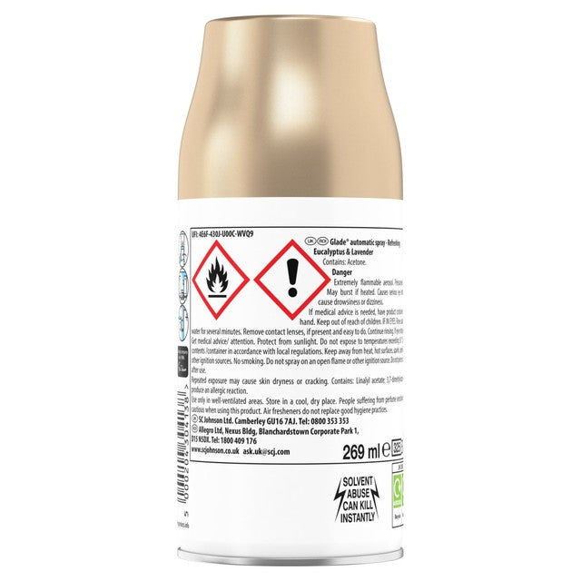 Glade automatic spray refill eucalyptus and lavender 269ml, UK version