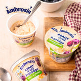 Ambrosia porridge pot apple and blueberry layer 210g - British product
