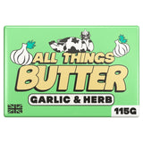 M&S All Things Butter Garlic & Herb Butter Spreadable Butter 115g- Buy online at McGrocer