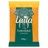 Laila ground turmeric powder 100g bag, UK version