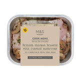 M&S Chicken Mushroom Sauce ready meal 466g, imported from the UK