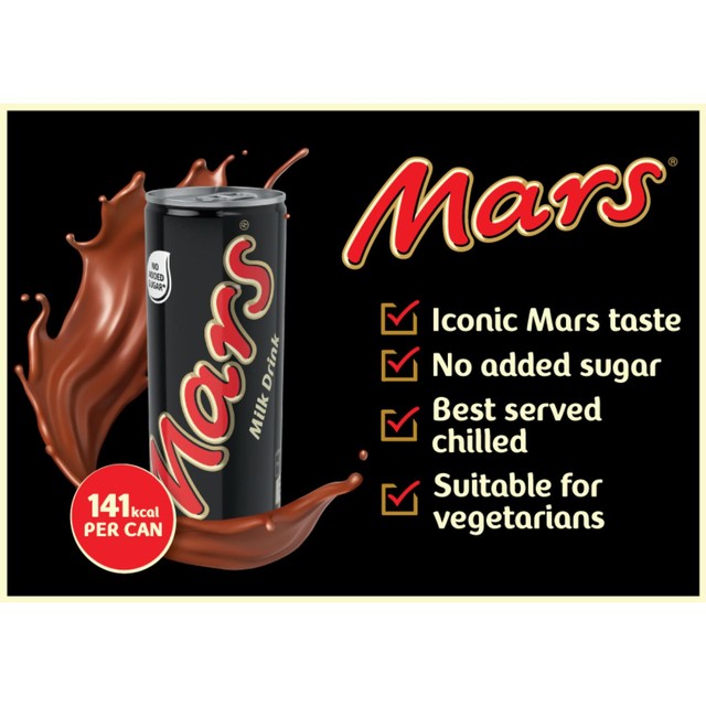 Mars chocolate milk drink 250ml, imported from the UK
