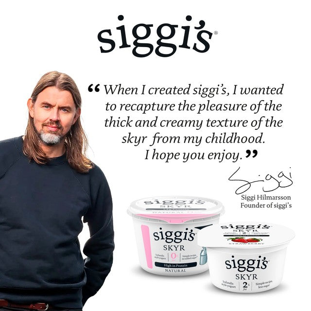 Siggi's skyr yogurt Mango Passionfruit, imported from the UK