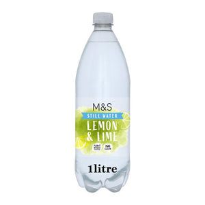 M&S Still Lemon & Lime Water No Sugar Flavoured Water 1L