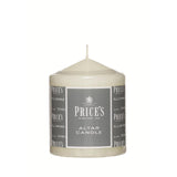 Price's altar candle ivory 100 x 80 mm, imported from the UK