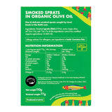 Fish 4 Ever smoked sprats in olive oil 110g - British product