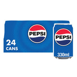 M&S Pepsi Regular Cola Soft Drink 24 x 330ml- Buy online at McGrocer