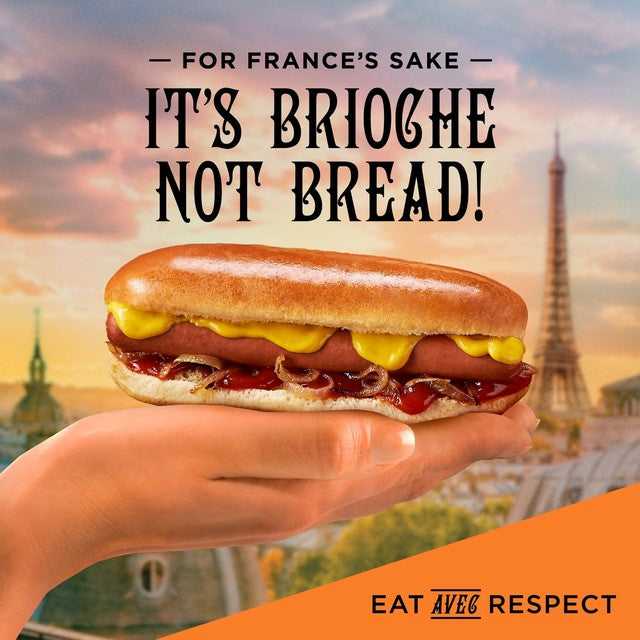 St Pierre Pre-Cut Brioche Hot Dog Rolls 4 Pack (British brand)