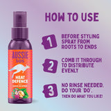 Aussie heat defence leave-in conditioner spray 100ml - British product