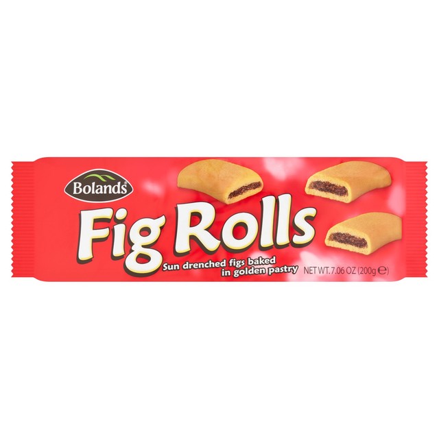 Bolands fig roll biscuits 200g - British product