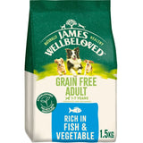 M&S James Wellbeloved Grain Free Adult Dry Dog Food Fish & Veg- Buy online at McGrocer