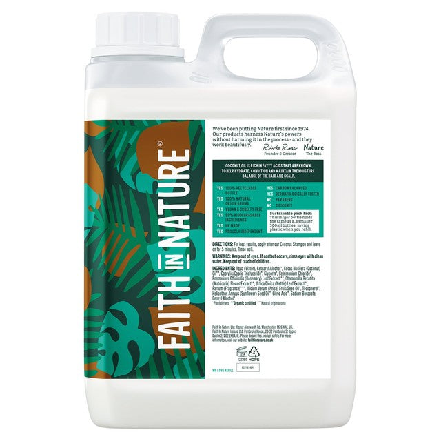 Faith In Nature coconut conditioner 2.5L - British product