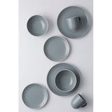 Mason Cash Grey 12 piece stoneware dinner set, imported from the UK