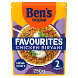 Ben's Original Indian Biryani microwave rice meal 250g, imported from the UK