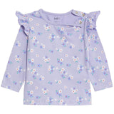 M&S M&S Cotton Floral Long Sleeve Baby Top Purple 0-3 Months- Buy online at McGrocer