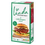 Linda McCartney vegetarian quarter pounder burgers 227g, UK version