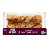 M&S M&S Made Without Chocolate Twists Gluten Free Pastries 2 per Pack- Buy online at McGrocer
