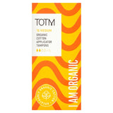 TOTM Organic Cotton Applicator Tampons Medium 16 Pack (British brand)