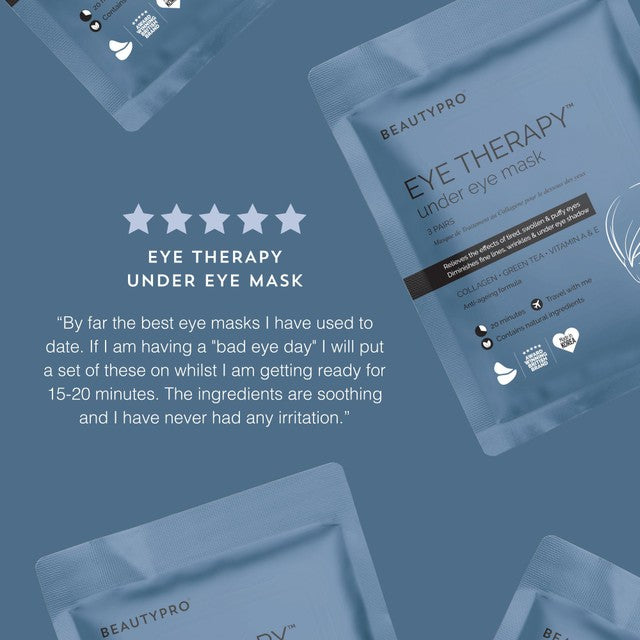 Beauty Pro Eye Therapy Collagen Under Eye Mask 3 Pack - British product