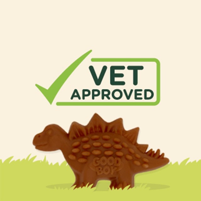 Good Boy Chompers Dental Dino Chew for dogs, UK version