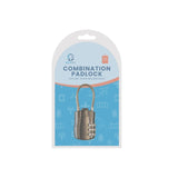 Gem Imports TSA travel padlock with 3-digit combination, imported from the UK