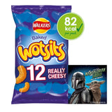 Wotsits Really Cheesy baked corn snacks multipack 12x16.5g (British brand)