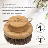 Hydrea London Bamboo Balancing Body Brush with Combination Bristle, UK version