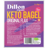 M&S Dillon Organic Keto Bagel Original Flax 2 x 75g- Buy online at McGrocer
