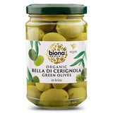 Biona Bella di Cerignola green olives in brine 280g - British product