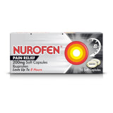 Nurofen Ibuprofène Gélules molles pour soulager la douleur 16 par paquet
