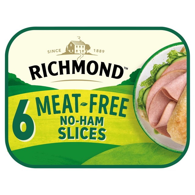 Richmond vegan honey roast ham slices 90g, imported from the UK
