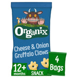 M&S Organix Cheese & Onion Gruffalo Claws Baked Corn Snack Multipack 4 x 15g- Buy online at McGrocer