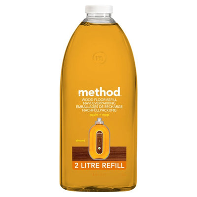 M&S Method Wood Floor Cleaner Refill Almond Scented Liquid 2L- Buy online at McGrocer