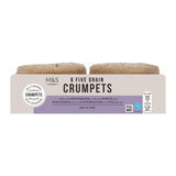 M&S five grain crumpets 6 per pack, imported from the UK
