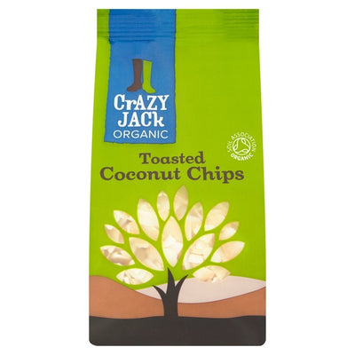 M&S Crazy Jack Toasted Unsweetened Coconut Chips Organic 100g- Buy online at McGrocer