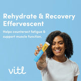 VITL lemon & lime effervescent tablets 20 tablets (British brand)