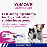 YuMOVE digestive support rapid paste for cats and dogs, UK version