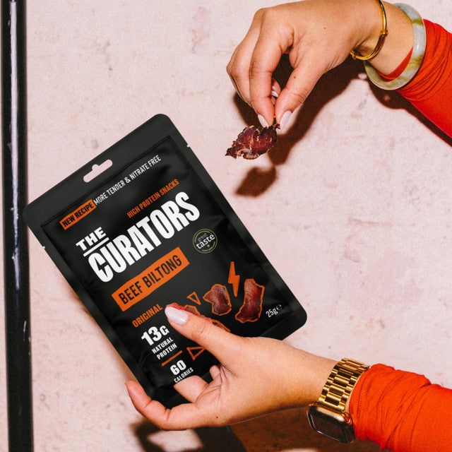 The Curators Original Beef Biltong 25g (British brand)