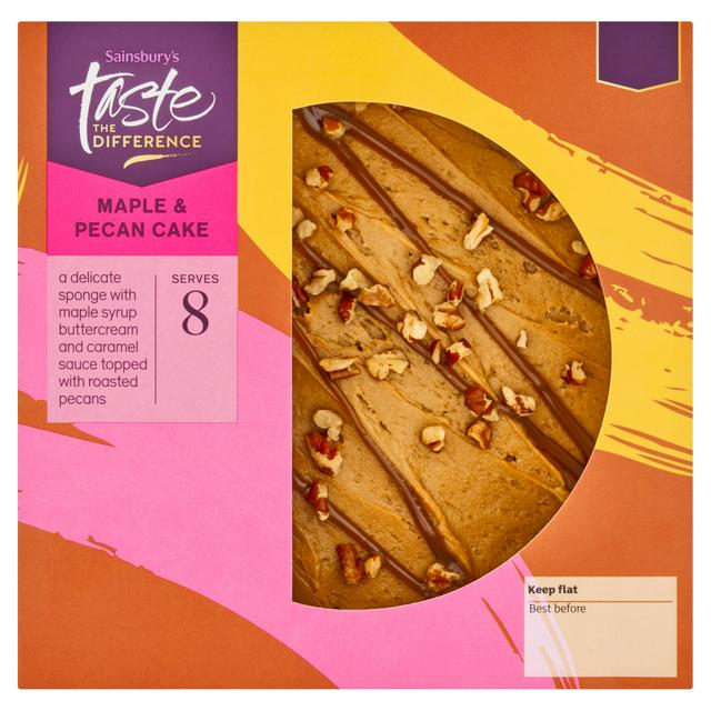 Sainsburys Maple Pecan Cake Taste the Difference 505g