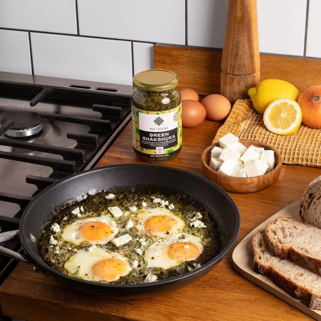 Med Cuisine Green Shakshuka sauce 375g, imported from the UK