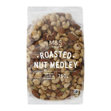 M&S roasted nut medley with cashews, hazelnuts, almonds, pistachios (British brand)