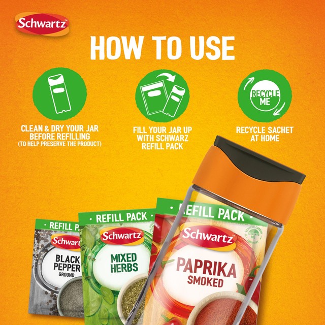 Schwartz smoked paprika refill pack 32g (British brand)