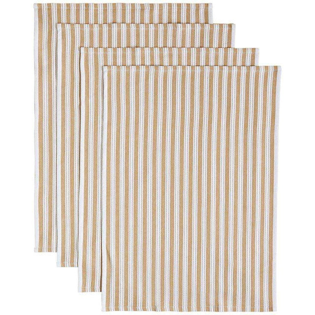 M&S cotton rich basket weave tea towels set of 4, imported from the UK