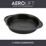 Prestige Aerolift carbon steel cake tin round 22cm, imported from the UK