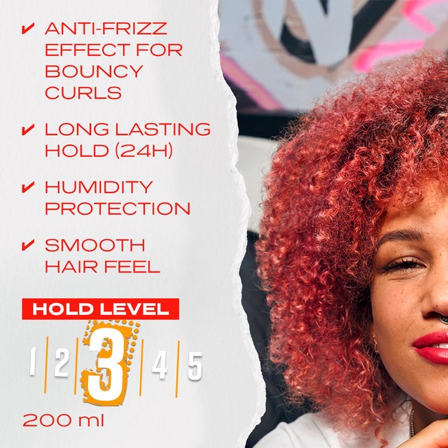 Shockwaves curls and waves hair mousse 200ml (British brand)