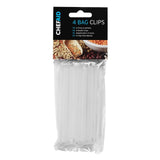 Chef Aid 4 bag clips 11cm - British product