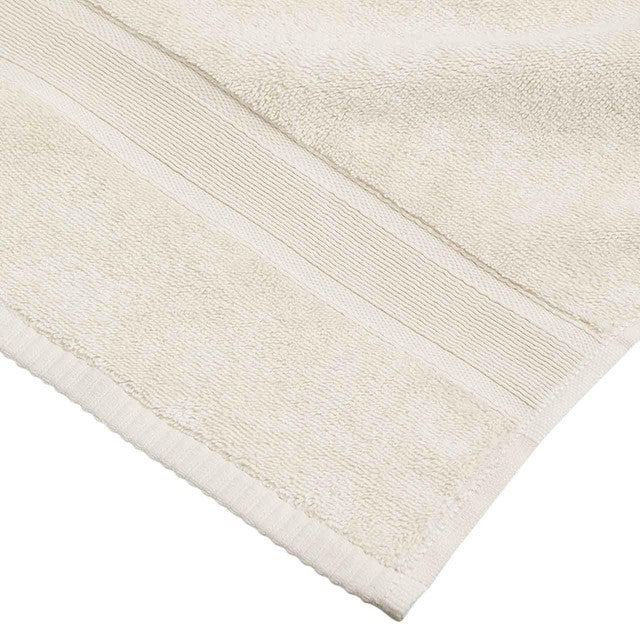 M&S cream hand towel, imported from the UK