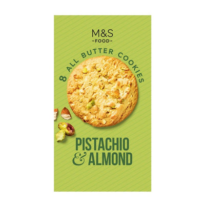M&S M&S Pistachio & Almond All Butter Cookies 200g- Buy online at McGrocer
