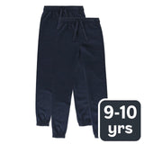 M&S Kids Cotton-Rich Joggers Navy Childrens Joggers 9-10 Years