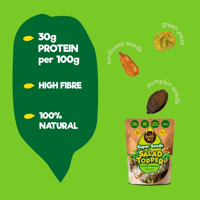 Good4U savoury roasted seed and pea mix 150g, UK version